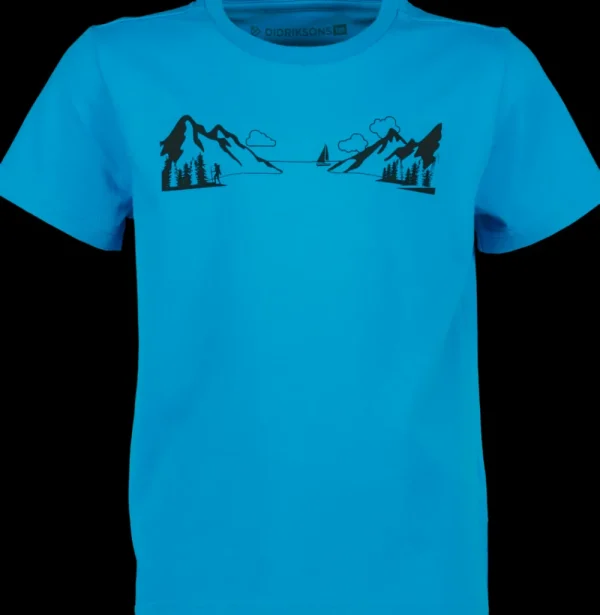 Didriksons Mynta Kids' Logo T-shirt Explore>Barn Tröjor & T-Shirts | Överdelar