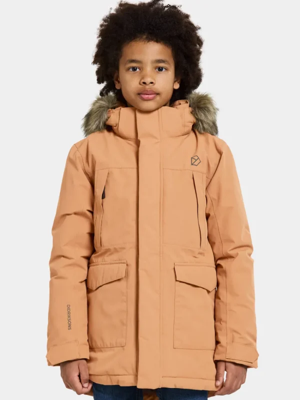 Didriksons Oxid Kids' Parka>Barn Höstjackor | Vinterjackor