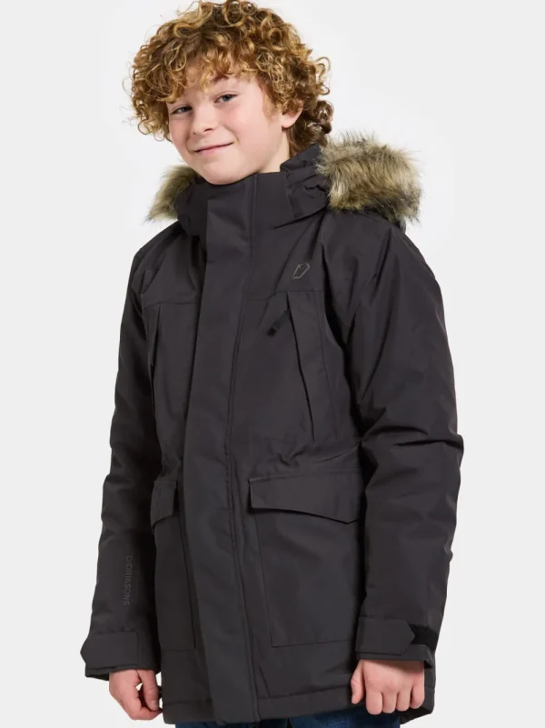 Didriksons Oxid Kids' Parka>Barn Höstjackor | Vinterjackor
