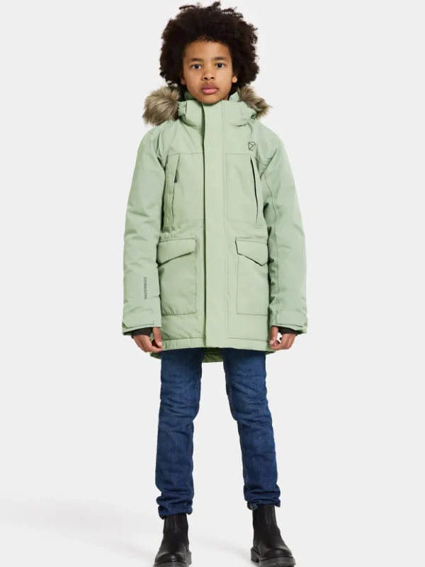 Didriksons Oxid Kids' Parka>Barn Höstjackor | Vinterjackor