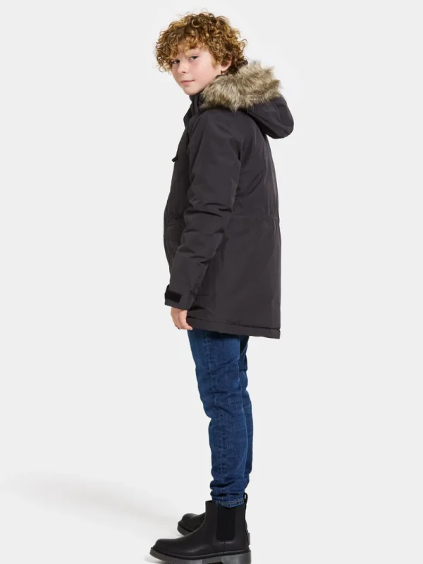 Didriksons Oxid Kids' Parka>Barn Höstjackor | Vinterjackor