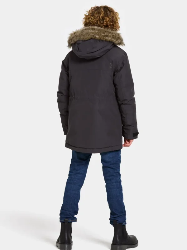 Didriksons Oxid Kids' Parka>Barn Höstjackor | Vinterjackor