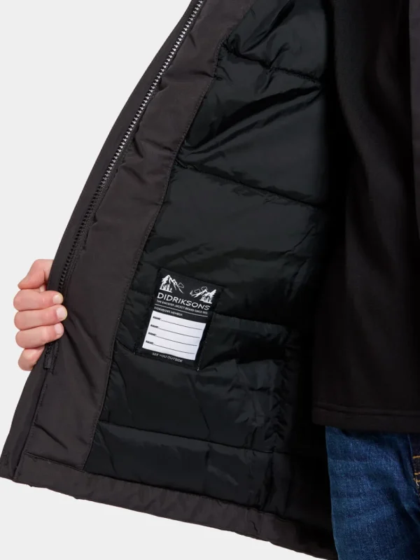 Didriksons Oxid Kids' Parka>Barn Höstjackor | Vinterjackor
