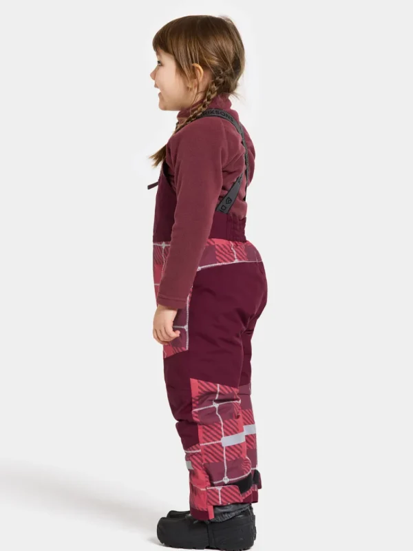 Didriksons Polarbjörnen Printed Kids' Bib Pants>Barn Termobyxor