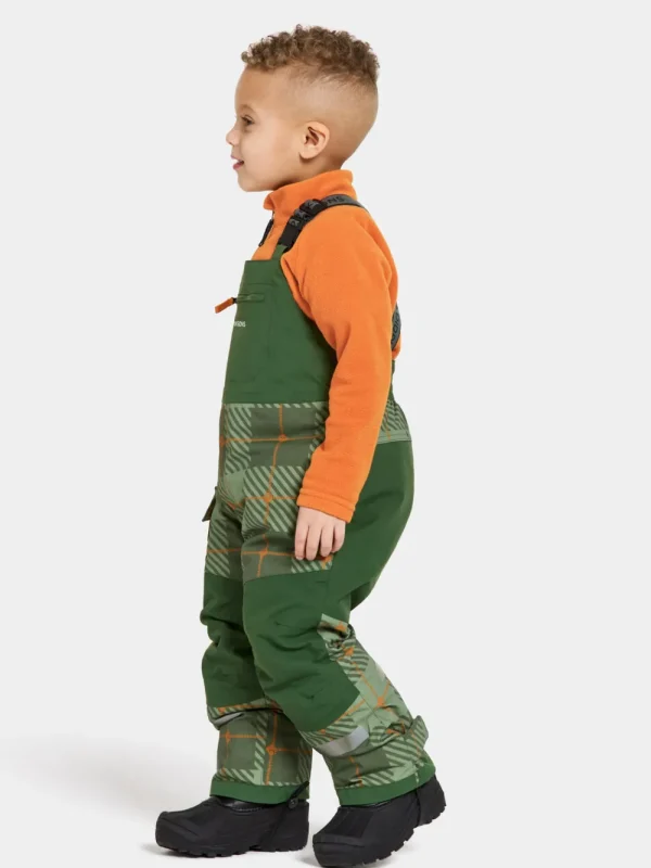 Didriksons Polarbjörnen Printed Kids' Bib Pants>Barn Termobyxor