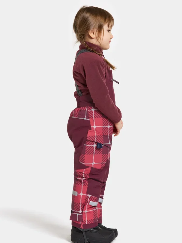 Didriksons Polarbjörnen Printed Kids' Bib Pants>Barn Termobyxor
