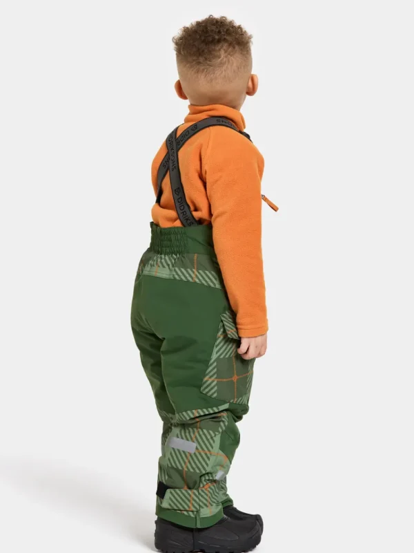 Didriksons Polarbjörnen Printed Kids' Bib Pants>Barn Termobyxor