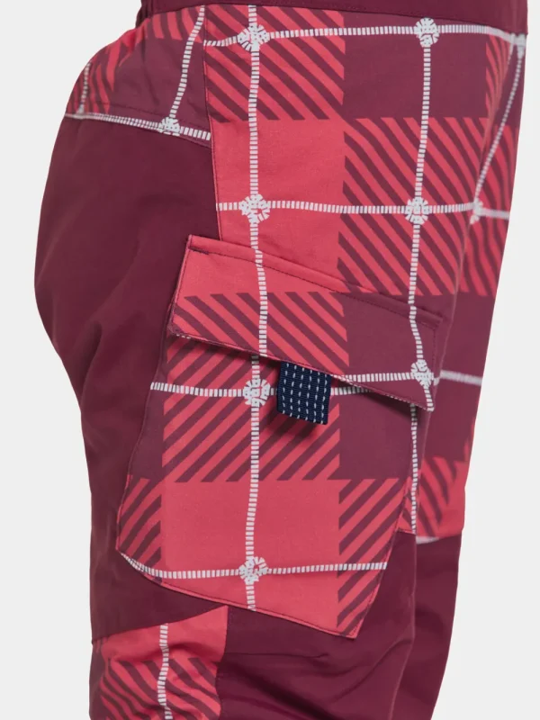 Didriksons Polarbjörnen Printed Kids' Bib Pants>Barn Termobyxor