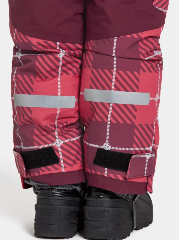Didriksons Polarbjörnen Printed Kids' Bib Pants>Barn Termobyxor