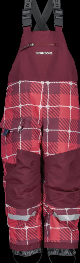 Didriksons Polarbjörnen Printed Kids' Bib Pants>Barn Termobyxor