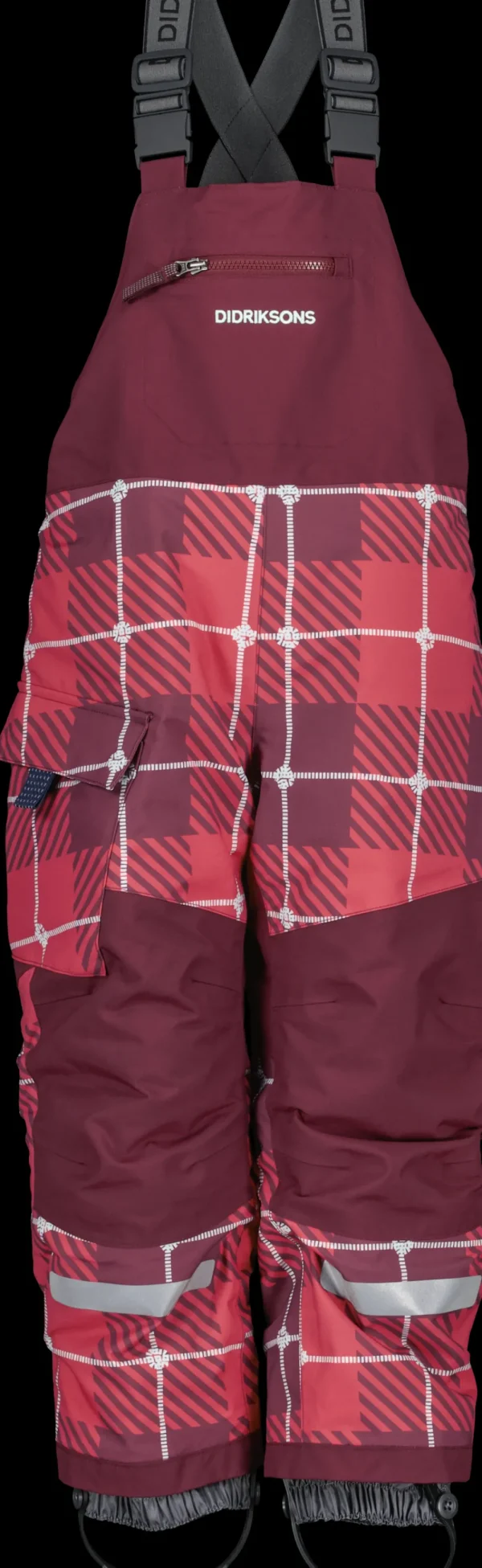 Didriksons Polarbjörnen Printed Kids' Bib Pants>Barn Termobyxor