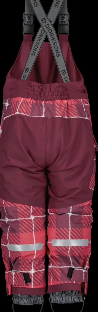 Didriksons Polarbjörnen Printed Kids' Bib Pants>Barn Termobyxor