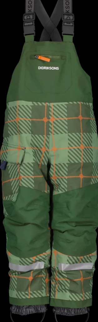 Didriksons Polarbjörnen Printed Kids' Bib Pants>Barn Termobyxor