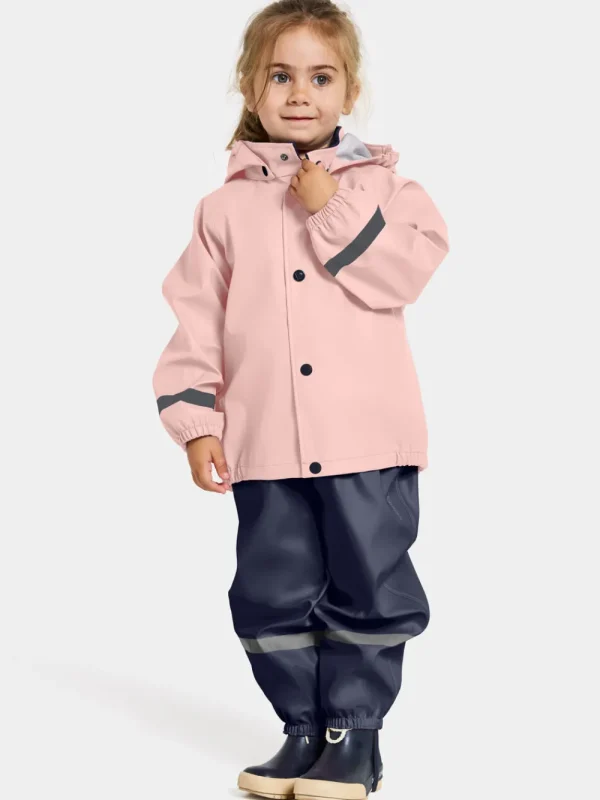 Didriksons Slaskeman Kids' Set>Barn Ofodrade Regnställ