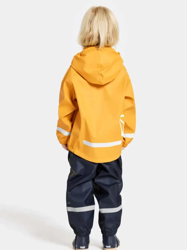 Didriksons Slaskeman Kids' Set>Barn Ofodrade Regnställ