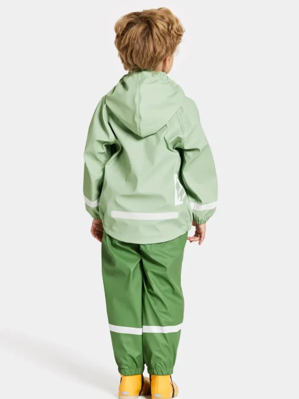 Didriksons Slaskeman Kids' Set>Barn Ofodrade Regnställ