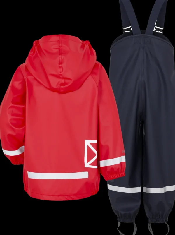 Didriksons Slaskeman Kids' Set Galon®>Barn Ofodrade Regnställ