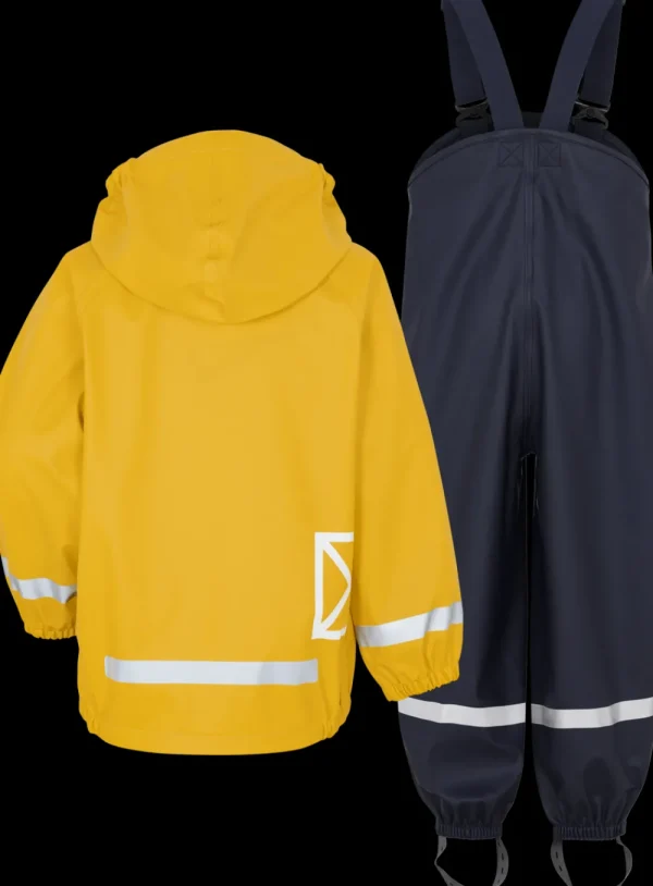 Didriksons Slaskeman Kids' Set Galon®>Barn Ofodrade Regnställ