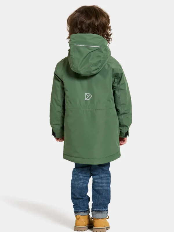 Didriksons Tundran Kids' Parka>Barn Höstjackor | Vinterjackor