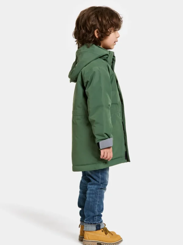 Didriksons Tundran Kids' Parka>Barn Höstjackor | Vinterjackor