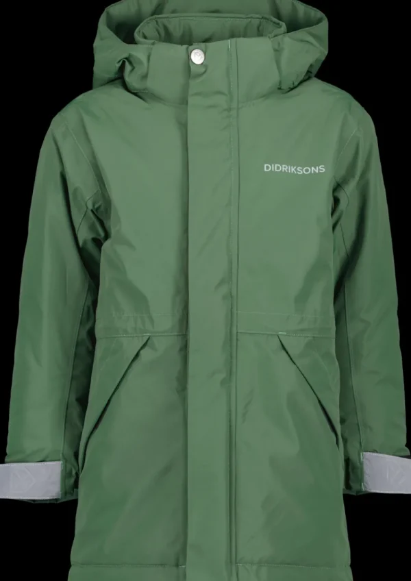 Didriksons Tundran Kids' Parka>Barn Höstjackor | Vinterjackor