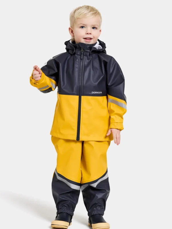 Didriksons Waterman Kids' Set Galon®>Barn Ofodrade Regnställ