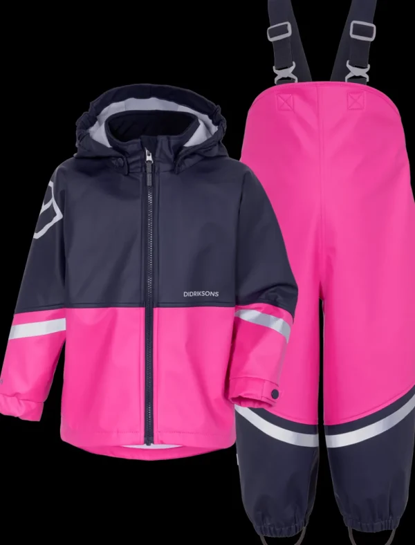 Didriksons Waterman Kids' Set Galon®>Barn Ofodrade Regnställ