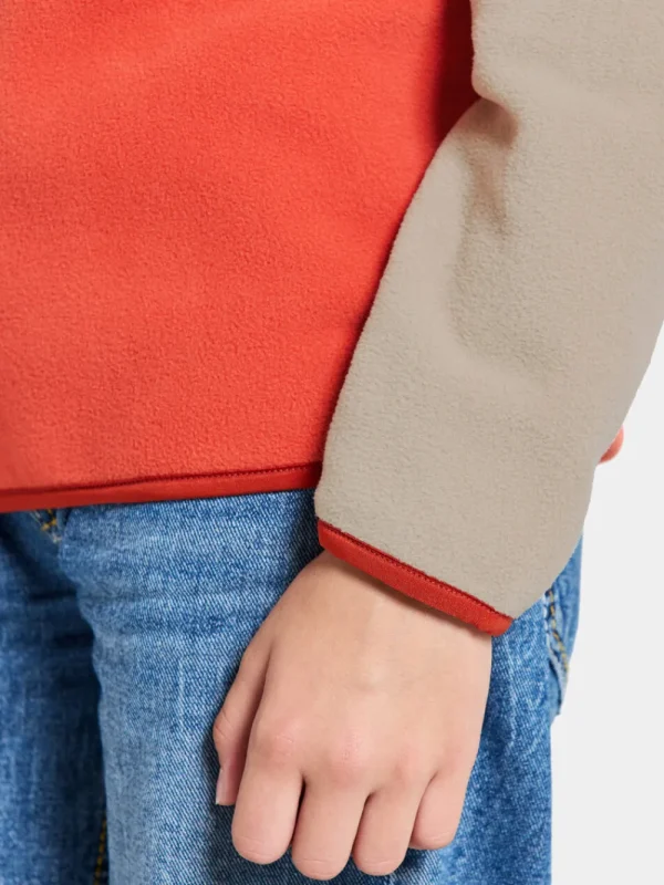 Didriksons Yokto Kids' half button>Barn Fleecetröjor & Mellanlager | Fleecejackor & Fleecetröjor